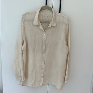 J. Jill Cream Essential Shirt